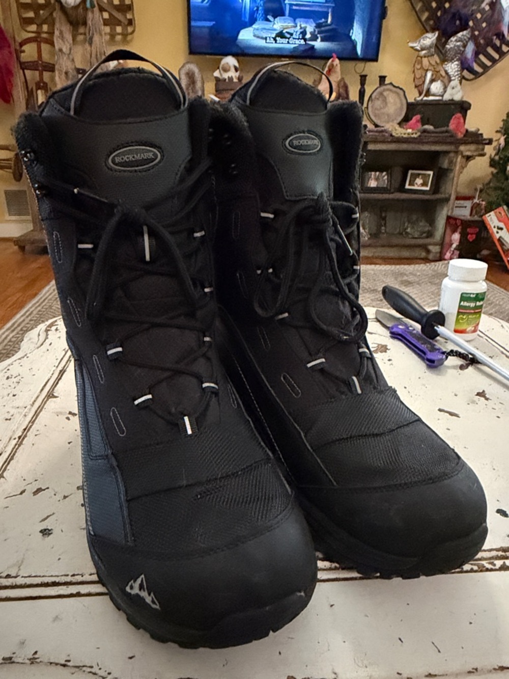 Rockmark men’s winter climbing boots